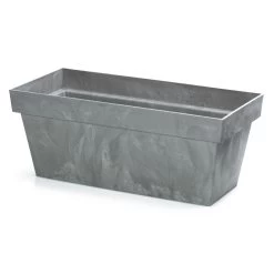 Prosperplast Plantenbak - Betonlook - Lichtgrijs - Kunststof - 40 Cm