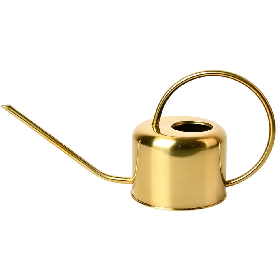 Gieter - Goudkleurig - Retro - 900 Ml 4 Gieter - Goudkleurig - Retro - 900 Ml - Afbeelding 2