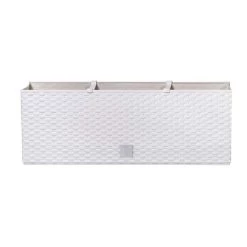 Prosperplast Plantenbak Rato - Wit - 30 L - 60 X 25 X 24 Cm