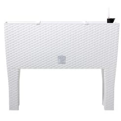 Prosperplast Plantenbak Rato - Wit - Op Pootjes - 80 X 33 X 62 Cm