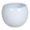 Floran Plantenpot - Wit - Keramiek - Glanzend - 9 X 9 Cm 1 Floran Plantenpot - Wit - Keramiek - Glanzend - 9 X 9 Cm -GroenThuis Voordeel 1000017553