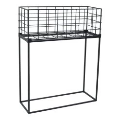 LOFT42 Atlanta Plantentafel - Zwart - Metaal