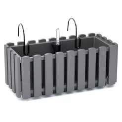 Prosperplast Plantenbak - 38 X 18 X 16 Cm - Grijs - Met Droogmeter