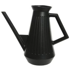 Decoris Gieter - Kunststof - 1,8L - Zwart - Binnen/buiten
