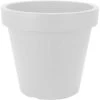 Merkloos Bloempot - Wit - Kunststof - Rond - 30 Cm -GroenThuis Voordeel 1670964834