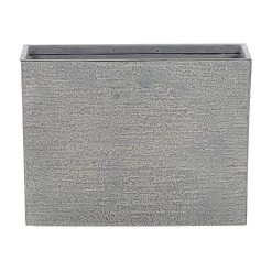Beliani Plantenbak Voor Buiten EDESSA - Grijs Stenenmix