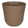 Forte Plastics Bloempot - Taupe - Rond - Kunststof - 25 Cm -GroenThuis Voordeel 1896238704