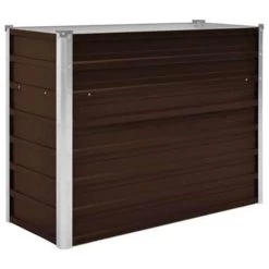 VidaXL Plantenbak Verhoogd 100x40x77 Cm Gegalvaniseerd Staal Bruin -GroenThuis Voordeel 1d149ba2eeaf40de89b8e7e16154cf18