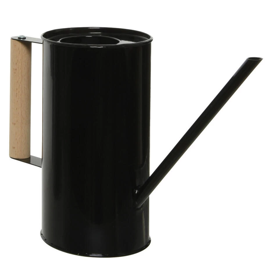 Decoris Gieter - Metaal - Zwart - 1300 Ml 4 Decoris Gieter - Metaal - Zwart - 1300 Ml - Afbeelding 2