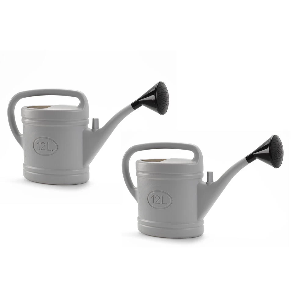 Forte Plastics Gieter - Grijs - Afneembare Broeskop - 12 Liter 4 Forte Plastics Gieter - Grijs - Afneembare Broeskop - 12 Liter - Afbeelding 2