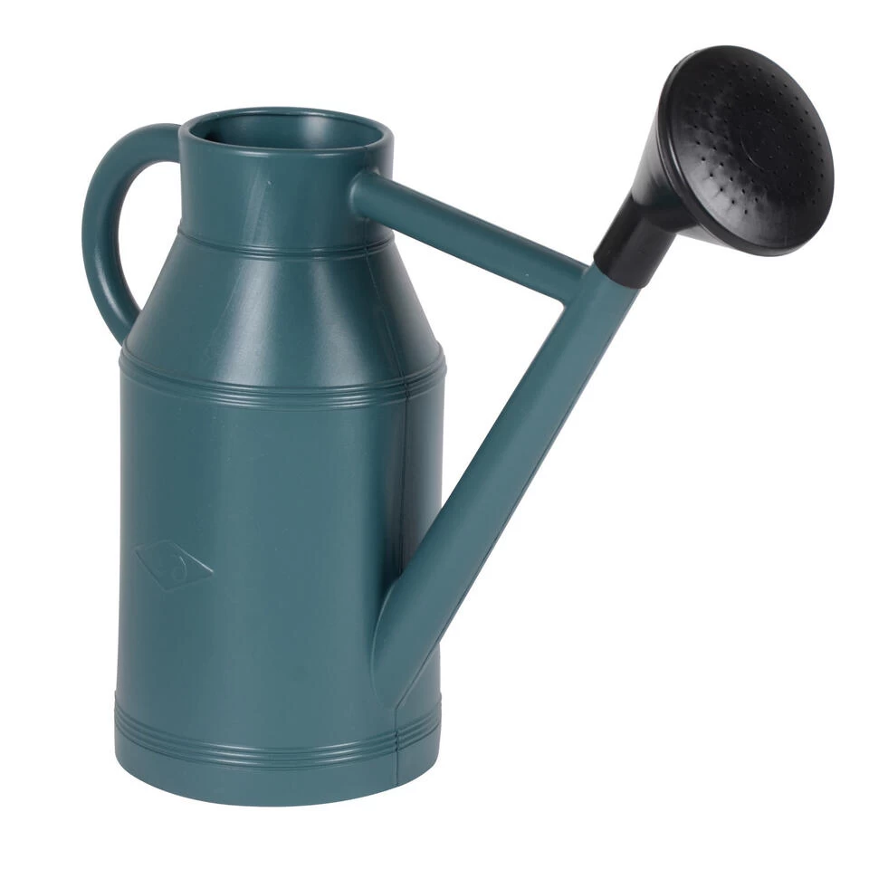 EDA Gieter - Grijsblauw - Kunststof - Zwarte Broeskop - 6 Liter 4 EDA Gieter - Grijsblauw - Kunststof - Zwarte Broeskop - 6 Liter - Afbeelding 2