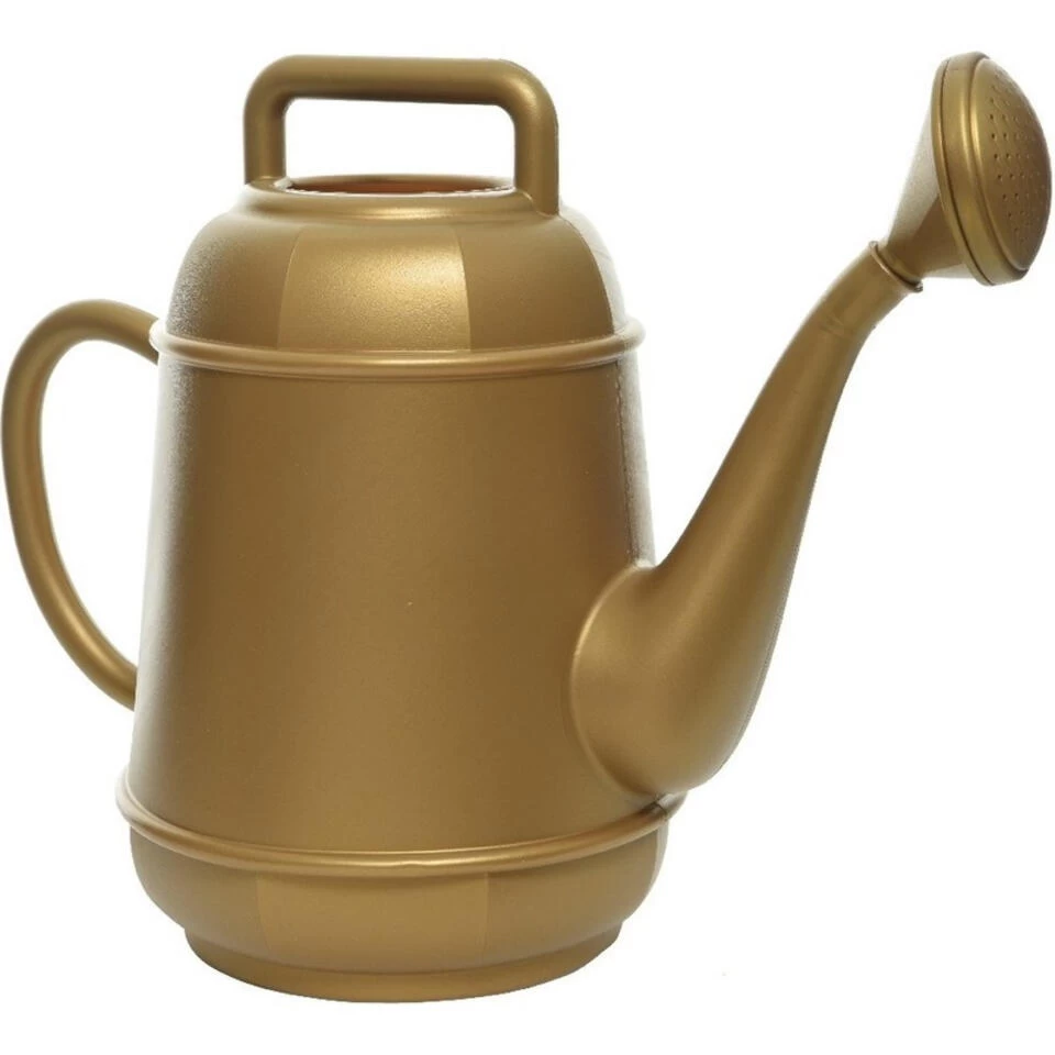 Decoris Gieter - Goudkleurig - Kunststof - 12 Liter 4 Decoris Gieter - Goudkleurig - Kunststof - 12 Liter - Afbeelding 2