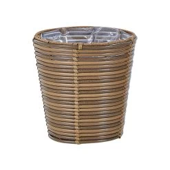 Beliani Bloem- En Plantenpotten SARTI - Bruin Pe Rotan -GroenThuis Voordeel 8c98ffcc8c9e4c2fa9de6ca87377158d