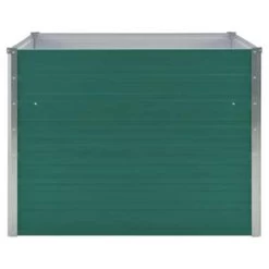 VidaXL Plantenbak Verhoogd 100x100x77 Cm Gegalvaniseerd Staal Groen -GroenThuis Voordeel a98f0bfa5e834db1a43b6a02b43c529a