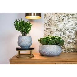 Steege Plantenpot - Keramiek - Metallic Zilvergrijs - D32/H30 Cm -GroenThuis Voordeel ccc1ed087c0842f1ad7c388ccd25b5da
