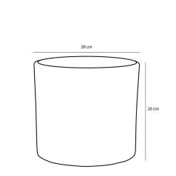 Mica Decorations Bloempot - Lichtgrijs - Mat - Keramiek - 28 X 26 Cm -GroenThuis Voordeel e666a218f6664a4e87f15652c96aa26e